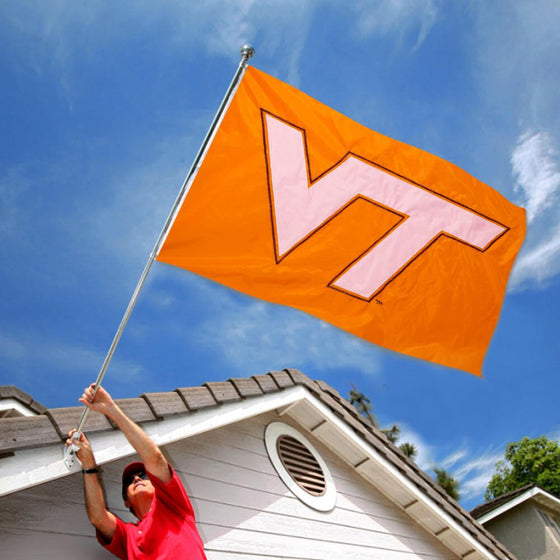 Virginia Tech Hokies Embroidered and Stitched Nylon Flag - 757 Sports Collectibles