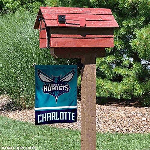 WinCraft Charlotte Hornets Double Sided Garden Flag - 757 Sports Collectibles