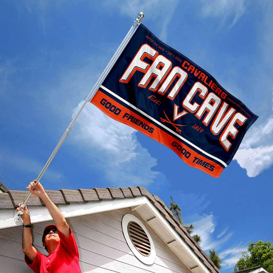 Virginia Cavaliers Fan Man Cave Banner Flag - 757 Sports Collectibles