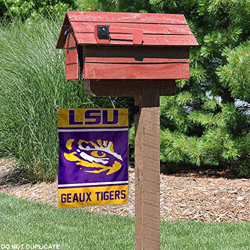 College Flags & Banners Co. Louisiana State LSU Tigers Garden Flag - 757 Sports Collectibles