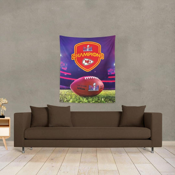 Northwest NFL Kansas City Chiefs Super Bowl LVIII Champions Wall Hanging Tapestry, 34" x 40", Elite Champs - 757 Sports Collectibles