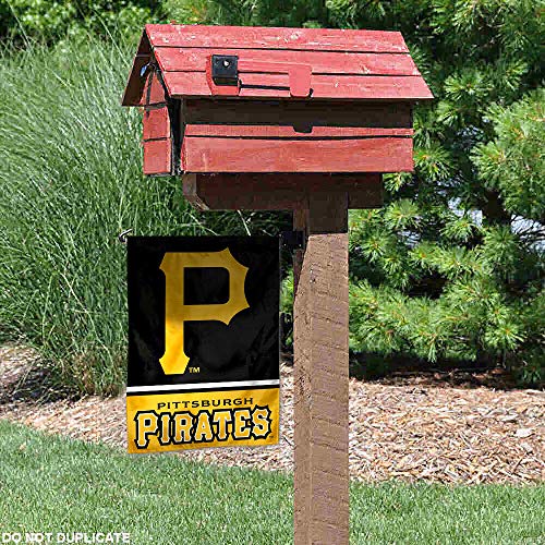 WinCraft Pittsburgh Pirates Double Sided Garden Flag - 757 Sports Collectibles