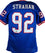 Michael Strahan Autographed Blue TB Pro Style Jersey-Beckett W Hologram Black - 757 Sports Collectibles