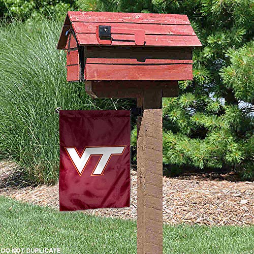 College Flags & Banners Co. Virginia Tech Hokies VT Logo Garden Flag - 757 Sports Collectibles