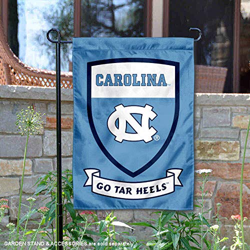 College Flags & Banners Co. North Carolina Tar Heels Shield Garden Flag - 757 Sports Collectibles