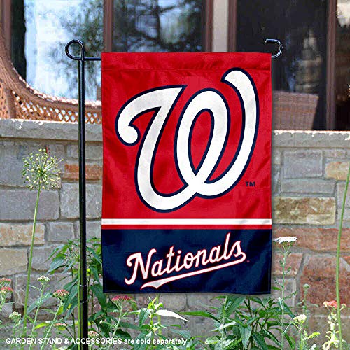 WinCraft Washington Nationals Double Sided Garden Flag - 757 Sports Collectibles