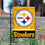 WinCraft Pittsburgh Steelers Gold Double Sided Garden Flag - 757 Sports Collectibles