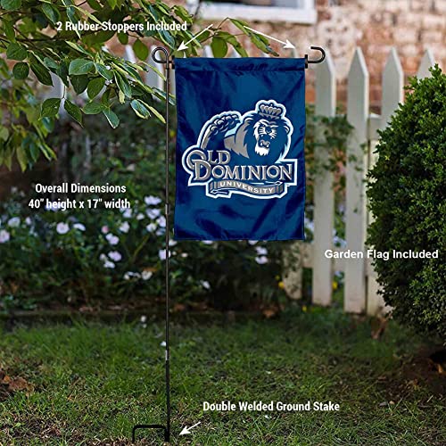 Old Dominion Monarchs Garden Flag with Pole Stand Holder - 757 Sports Collectibles