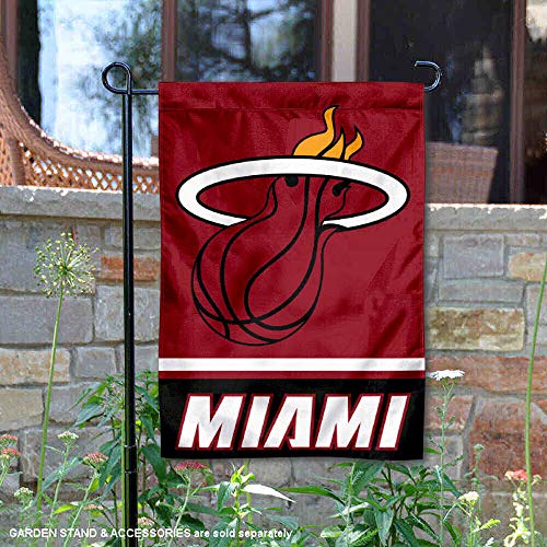 WinCraft Miami Heat Double Sided Garden Flag - 757 Sports Collectibles