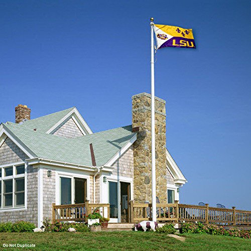 College Flags & Banners Co. Louisiana State LSU Tigers Acadian Flag - 757 Sports Collectibles