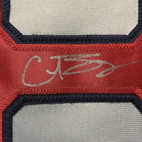 Framed Autographed/Signed Curt Schilling 33x42 Boston Grey Baseball Jersey JSA COA - 757 Sports Collectibles