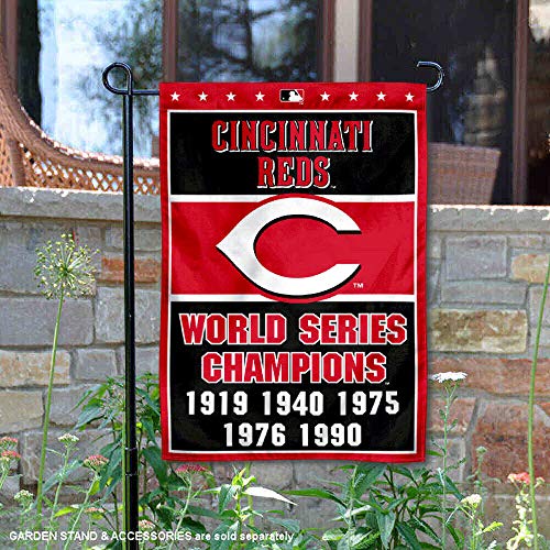 Cincinnati Reds Double Sided Garden Flag - 757 Sports Collectibles