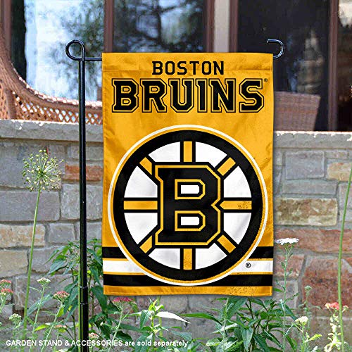 WinCraft Boston Bruins Gold Double Sided Garden Banner Flag - 757 Sports Collectibles