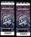 Pair (2) Arena Football League 2008 Arena Bowl XXII Tickets Un-signed - 757 Sports Collectibles