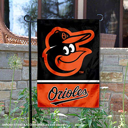 WinCraft Baltimore Orioles Double Sided Garden Flag - 757 Sports Collectibles