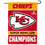 Kansas City Chiefs 2024 Super Bowl LVIII Champions Yard Garden Banner Flag - 757 Sports Collectibles