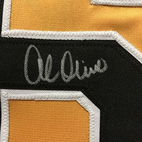 Autographed/Signed Al Oliver Pittsburgh Yellow Baseball Jersey JSA COA - 757 Sports Collectibles