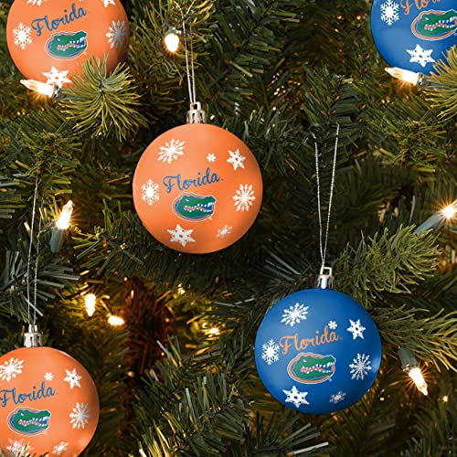 FOCO Florida Gators NCAA 5 Pack Shatterproof Ball Ornament Set - 757 Sports Collectibles