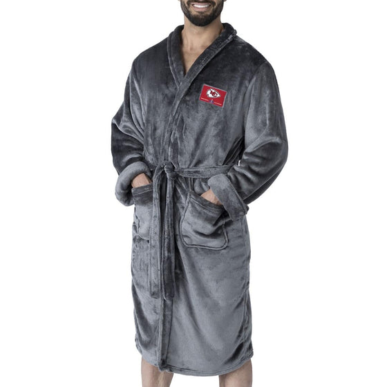 Northwest NFL Kansas City Chiefs Super Bowl LVIII Champions Silk Touch Bath Robe, Large/X-Large, Luminary Champs - 757 Sports Collectibles