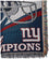 NORTHWEST NFL New York Giants Woven Tapestry Throw Blanket, 48" x 60", Commemorative - 757 Sports Collectibles