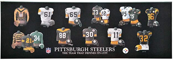 Pittsburgh Steelers Legacy Uniform Plaque