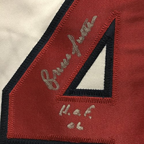 Autographed/Signed Bruce Sutter"HOF 06" St. Louis White Baseball Jersey JSA COA - 757 Sports Collectibles