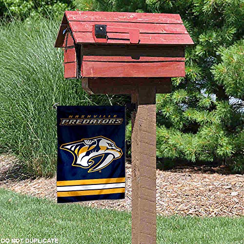 WinCraft Nashville Predators Double Sided Garden Flag - 757 Sports Collectibles