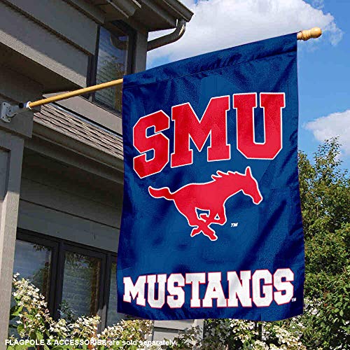 Southern Methodist Mustangs House Flag Banner - 757 Sports Collectibles