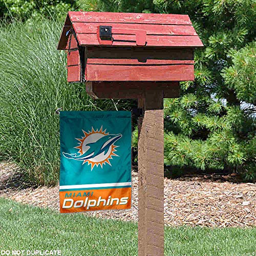 WinCraft Miami Dolphins Double Sided Garden Flag - 757 Sports Collectibles