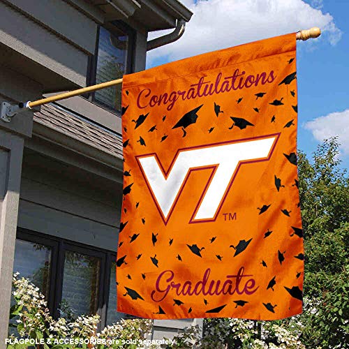 Virginia Tech Hokies Graduation Gift Banner Flag - 757 Sports Collectibles