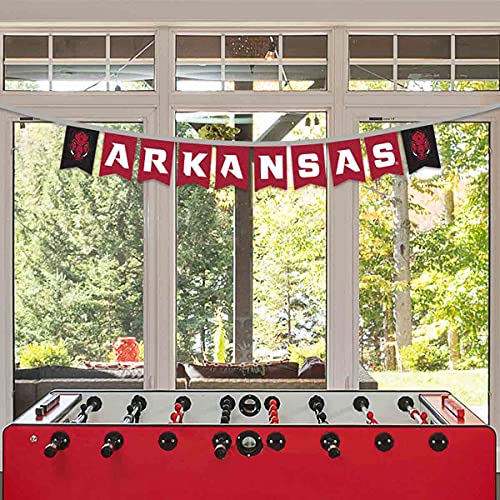Arkansas Razorbacks Banner String Pennant Flags - 757 Sports Collectibles