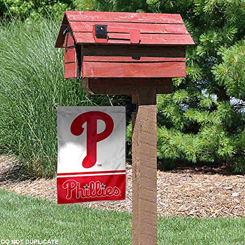 WinCraft Philadelphia Phillies Double Sided Garden Flag - 757 Sports Collectibles