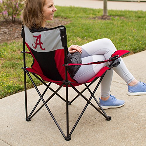 logobrands Officially Licensed NCAA Unisex Elite Chair, One Size,West Virginia Mountaineers - 757 Sports Collectibles