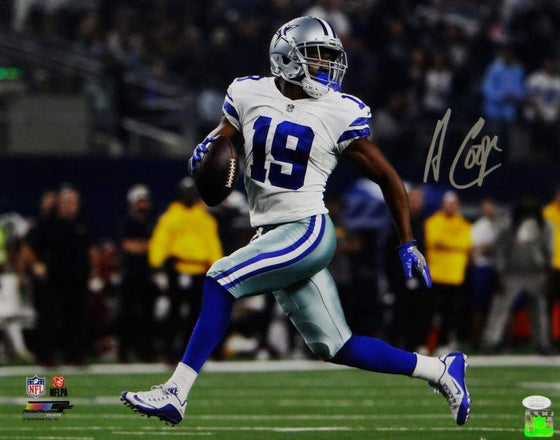 Amari Cooper Autographed Dallas Cowboys 16x20 Looking Backward PF Photo- JSA W Auth Black - 757 Sports Collectibles