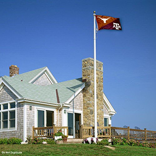 College Flags & Banners Co. Texas vs. Texas A&M House Divided 3x5 Flag - 757 Sports Collectibles