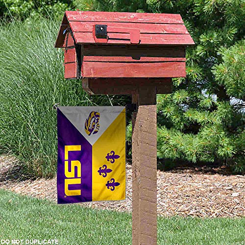 College Flags & Banners Co. Louisiana State LSU Tigers Acadian Garden Flag - 757 Sports Collectibles