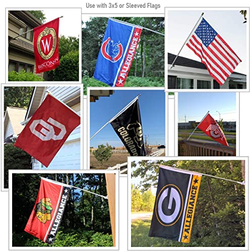 University of Alabama Polyester Flag and Pole Bracket Mount Bundle - 757 Sports Collectibles