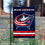 WinCraft Columbus Blue Jackets Double Sided Garden Flag - 757 Sports Collectibles