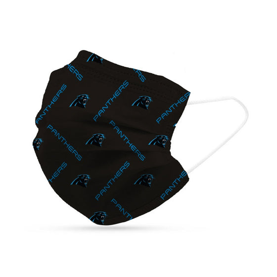 Carolina Panthers Face Mask Disposable 6 Pack