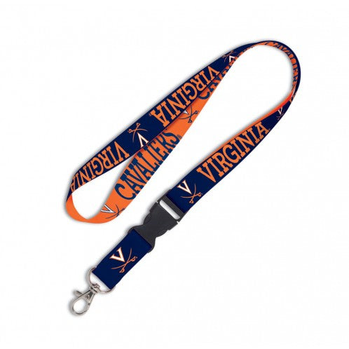 Virginia UVA Cavaliers Lanyard Lanyard Detachable Buckle 1" Thick