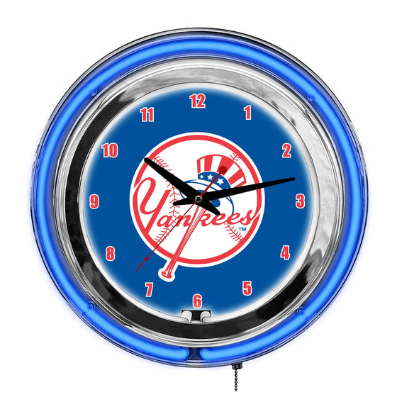 New York Yankees 14" Neon Clock