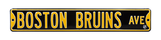 Boston Bruins Steel Street Sign-BOSTON BRUINS AVE