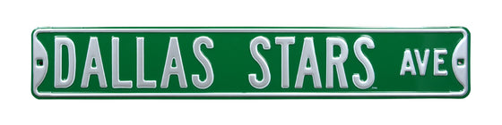 Dallas Stars Steel Street Sign-DALLAS STARS AVE