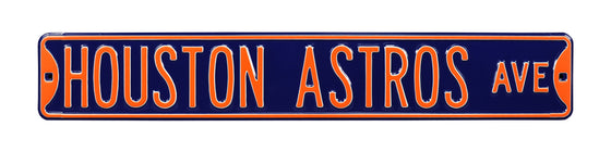 Houston Astros Steel Street Sign-HOUSTON ASTROS AVE