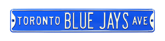 Toronto Blue Jays Steel Street Sign-TORONTO BLUE JAYS AVE