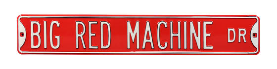 Cincinnati Reds Steel Street Sign-BIG RED MACHINE