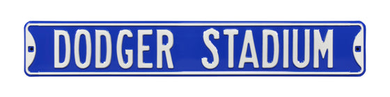 Los Angeles Dodgers Steel Street Sign-DODGER STADIUM