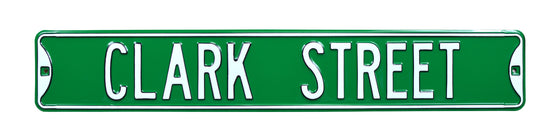 Chicago Cubs Steel Street Sign-CLARK STREET