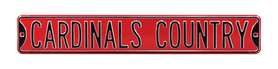 Arizona Cardinals Steel Street Sign-CARDINALS COUNTRY