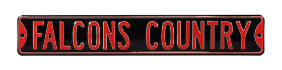 Atlanta Falcons Steel Street Sign-FALCONS COUNTRY